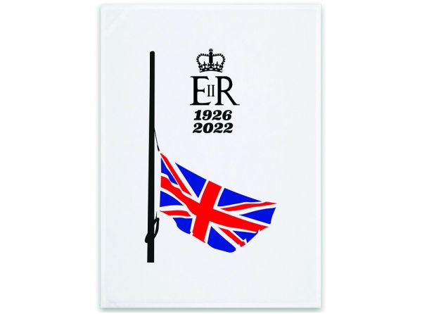 Queen Elizabeth II commemorative tea towel