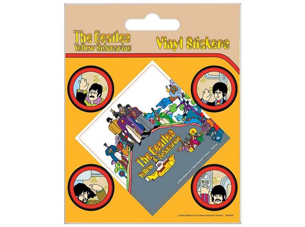 The Beatles Yellow Submarine stickers