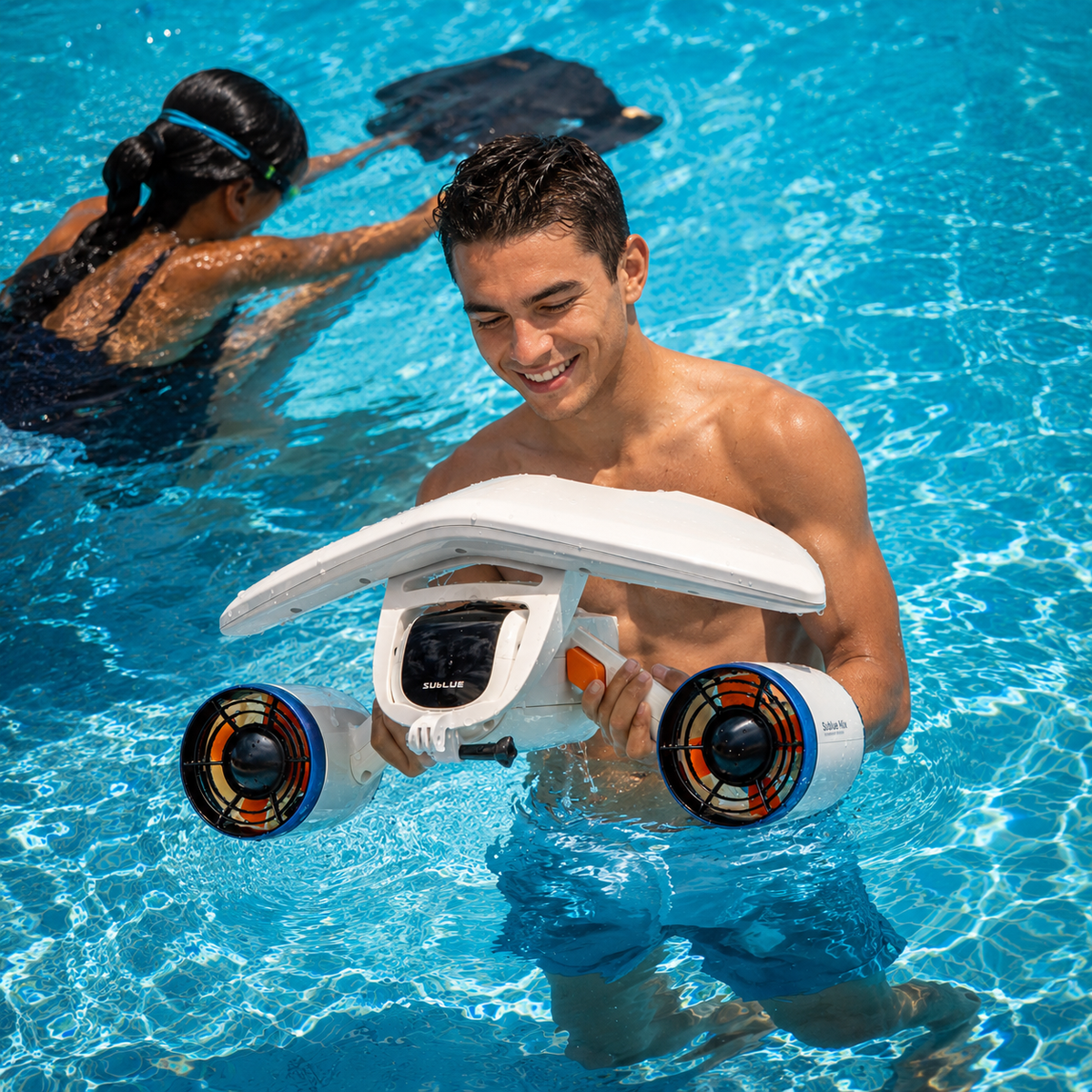 Sublue underwater scooter for snorkeling and diving
