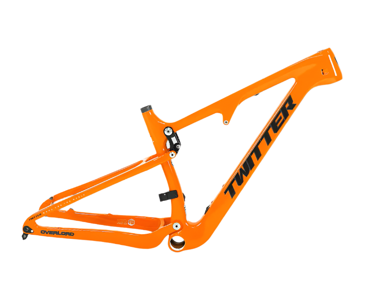 Twitter Overlord carbon mountain bike frame