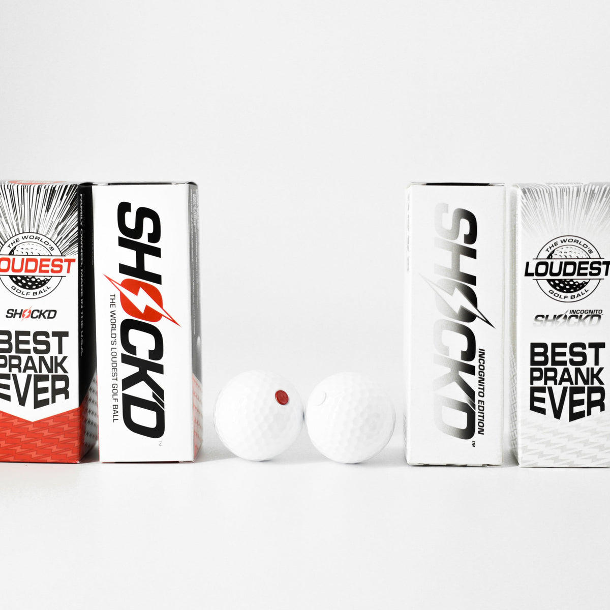 MEGA PACK (4 Red + 4 White) - SHOCK'D Golf Balls-2
