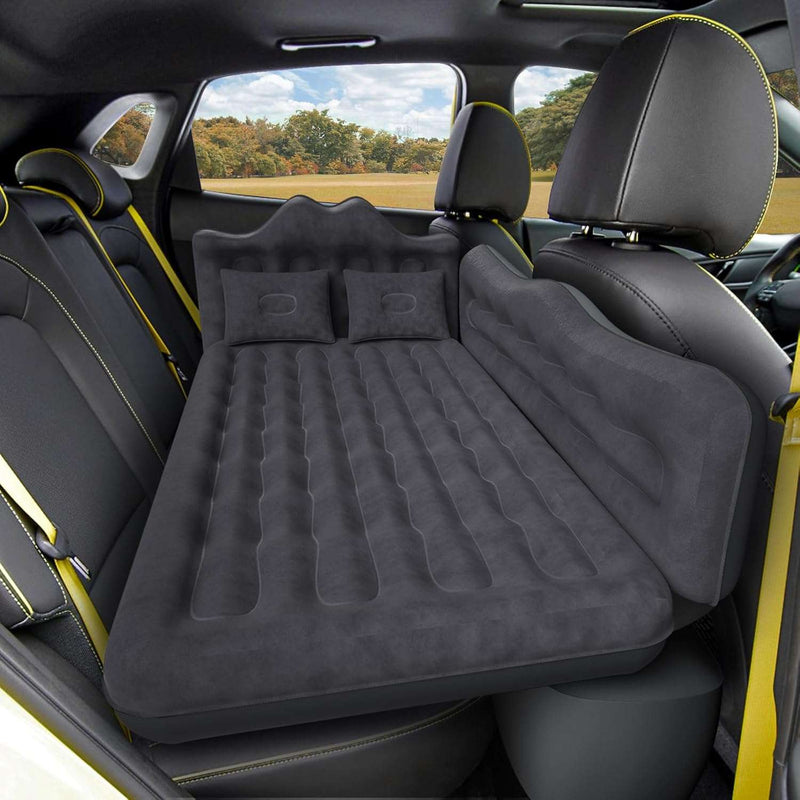 Thicken Backseat SUV/Car/Truck Air Mattress Air Bed Inflatable SUV Truck Mattress -24'' Width/Grey-8