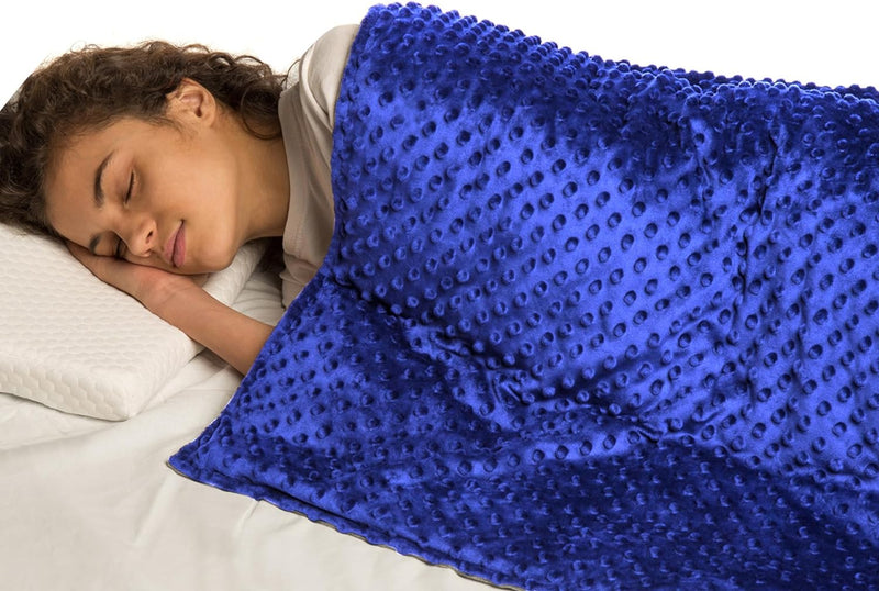 10 Lbs 48'' x 72'' Weighted Blanket for Kids with Removable Cover-9