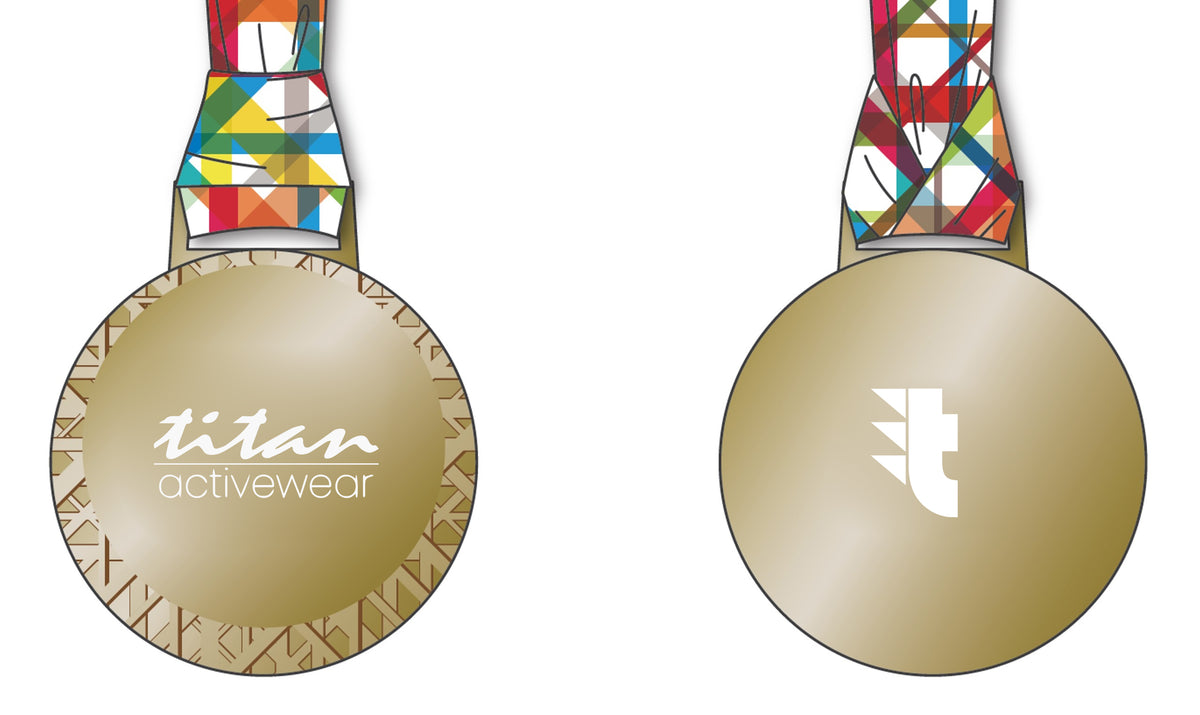 Titan Active Wear Event Medal