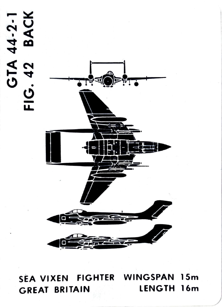 Vintage Aircraft Recognition Card Deck-7