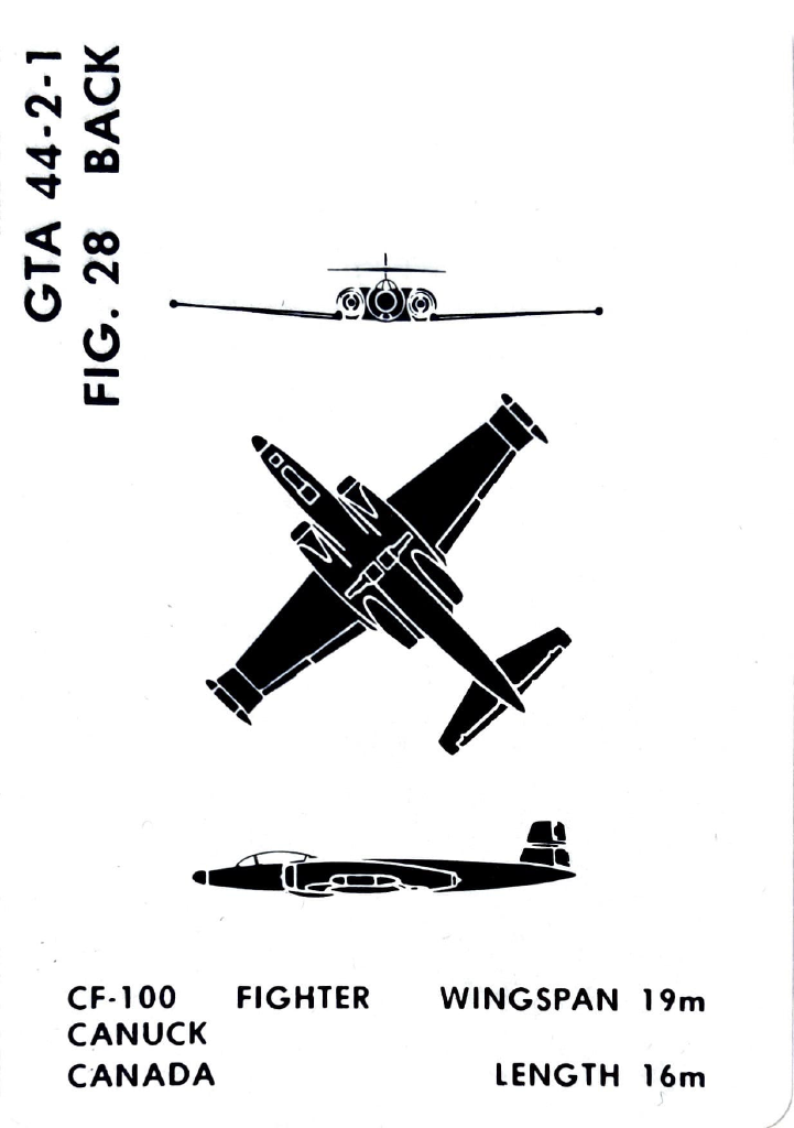 Vintage Aircraft Recognition Card Deck-9