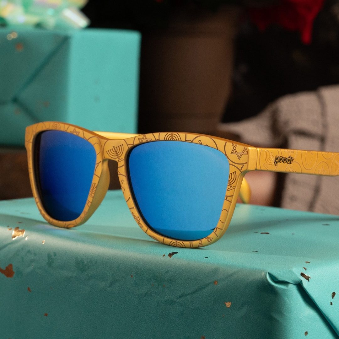 "I Have A Gelt Complex” Hanukkah OG Polarized Sunglasses-3