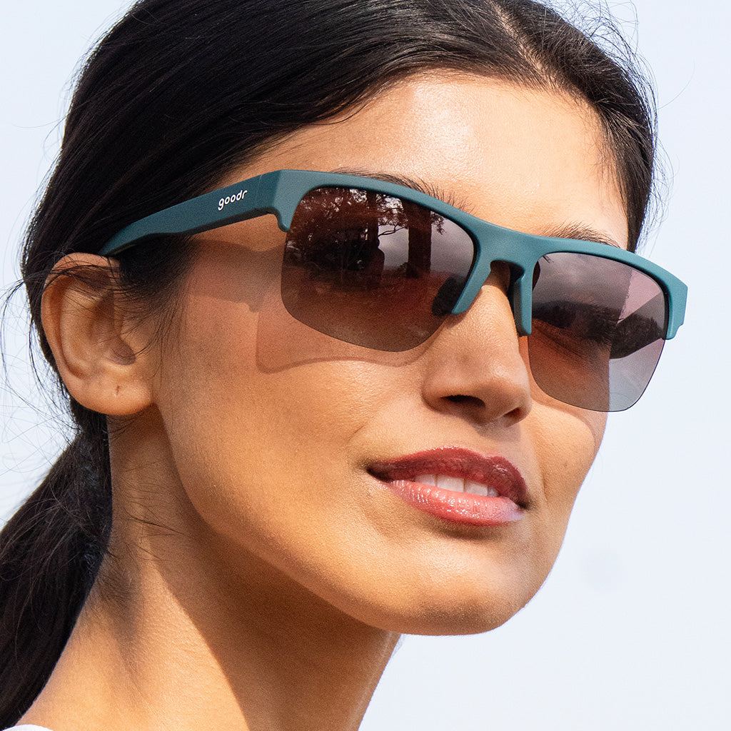 "Lawn Mower Drag Race" Flex G Polarized Sunglasses-3