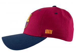 Barcelona Baseball Cap Burgundy Navy-4