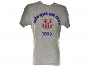 Barcelona Mes Que Un Club T Shirt Grey-2