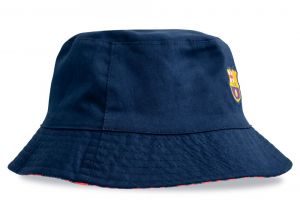 Barcelona Reversible Bucket Hat Navy Red-4