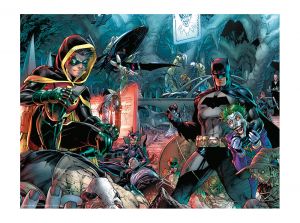 Batman and Robin 3D puzzle 500 pieces box, Batman merchandise