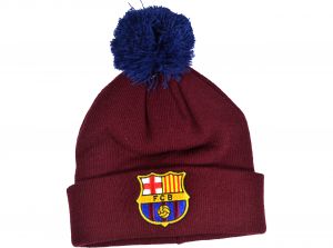 FC Barcelona Knitted Bobble Burgundy