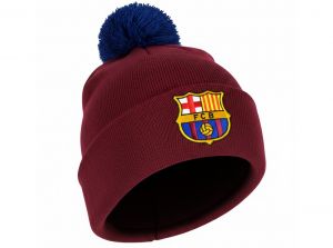 FC Barcelona Knitted Bobble Burgundy