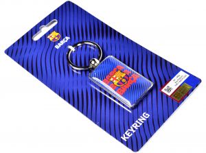 FC Barcelona Rectangle Keyring-3