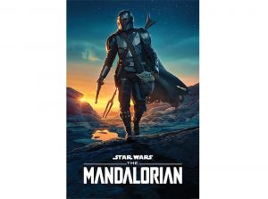 Star Wars The Mandalorian Nightfall maxi rolled poster, Star Wars merchandise