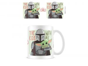Star Wars The Mandalorian The Kids With Me 11oz boxed mug, Star Wars merchandise
