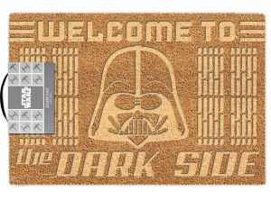 Star Wars Welcome To The Dark Side embossed coir doormat, Star Wars merchandise