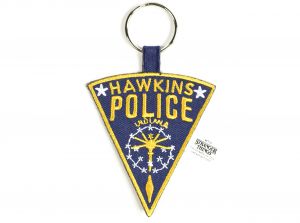 Stranger Things Hawkins Police Woven Keyring - Stranger Things official merchandise
