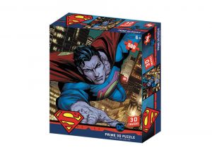 Superman 3D puzzle 500 pieces box, Superman merchandise