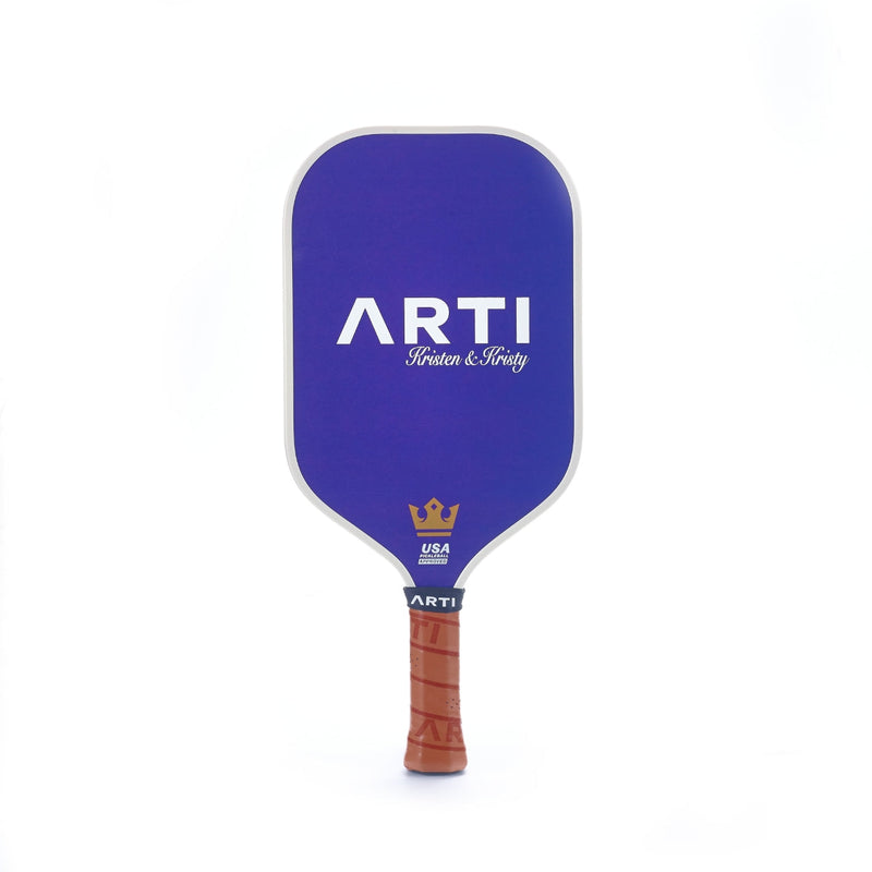 ARTI 16mm T700 Carbon Fiber Kristen & Kristy "GAME ON" Pickleball Paddle - USA Pickleball Approved-6