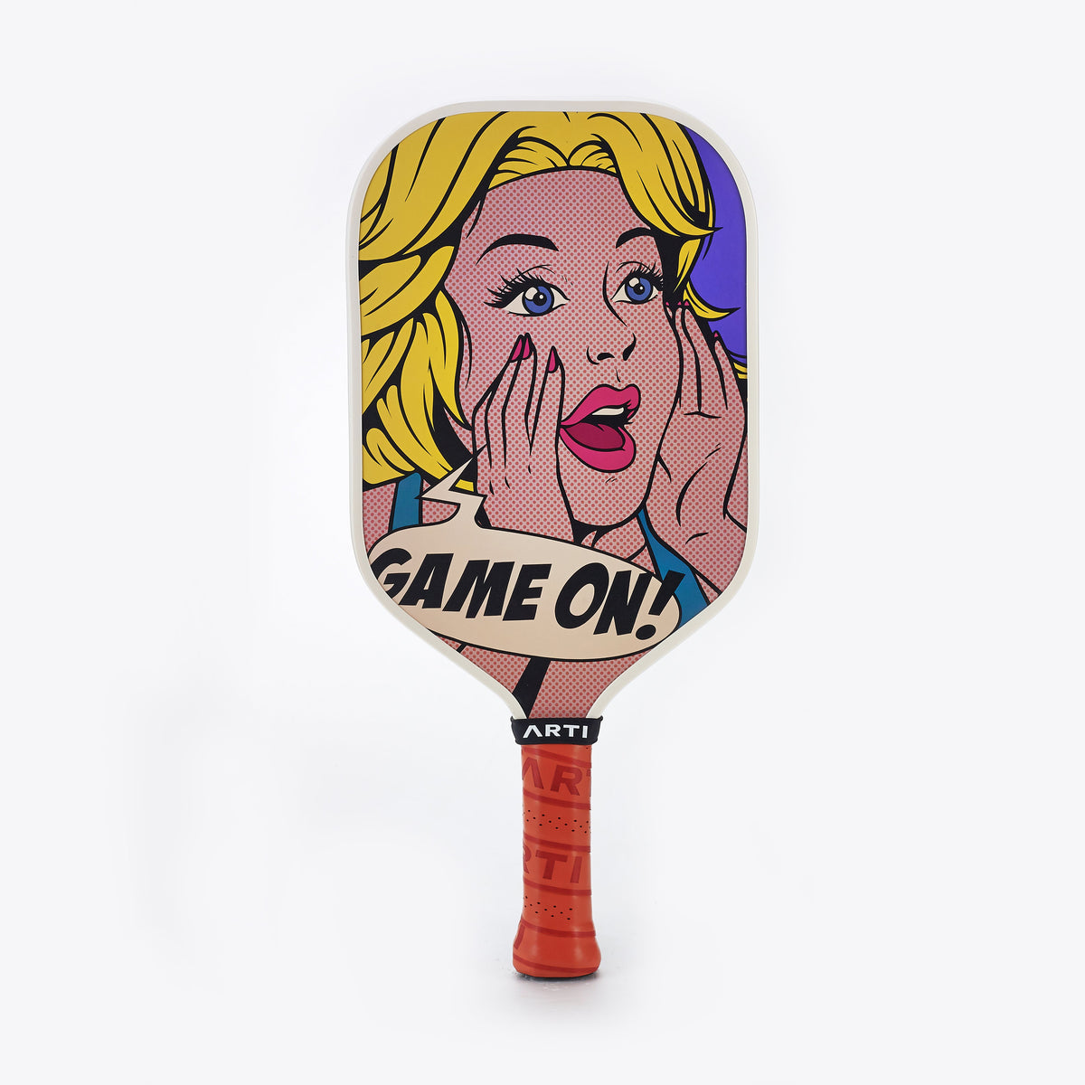 ARTI 16mm T700 Carbon Fiber Kristen & Kristy "GAME ON" Pickleball Paddle - USA Pickleball Approved-8
