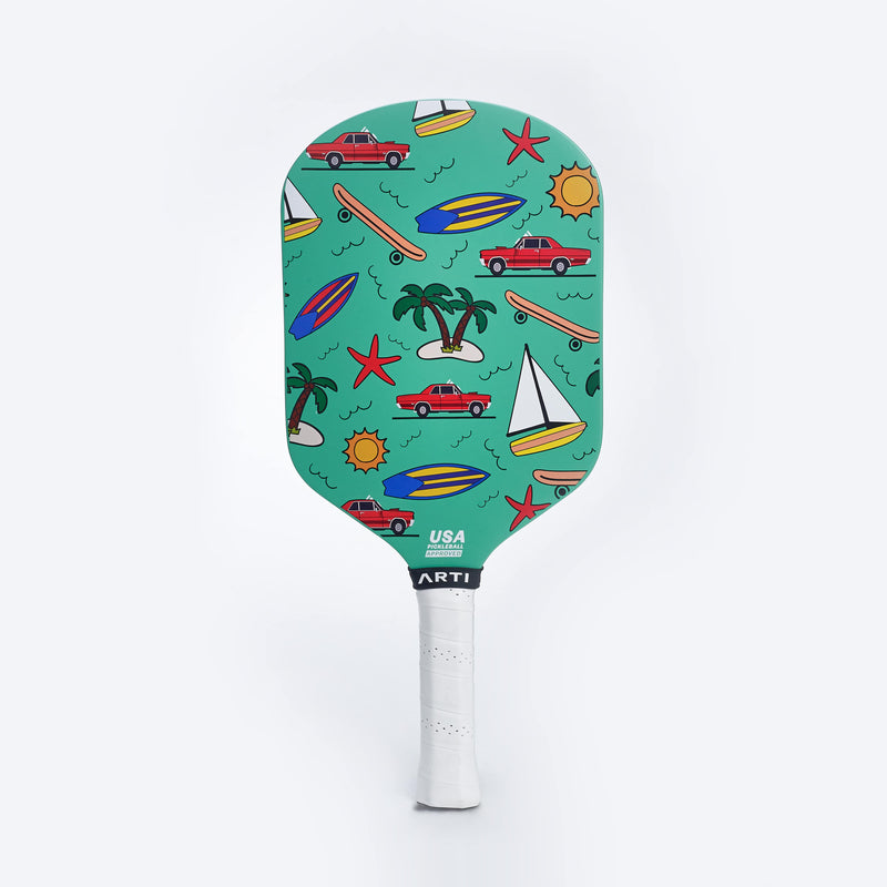 ARTI 16mm T700 Carbon Fiber "CALIFORNIA" Pickleball Paddle - USA Pickleball Approved-9