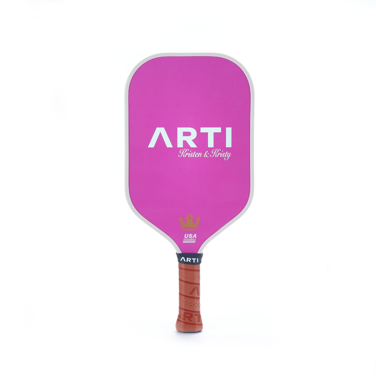 ARTI 16mm T700 Carbon Fiber Kristen & Kristy "GOOD GAME" Pickleball Paddle - USA Pickleball Approved-4