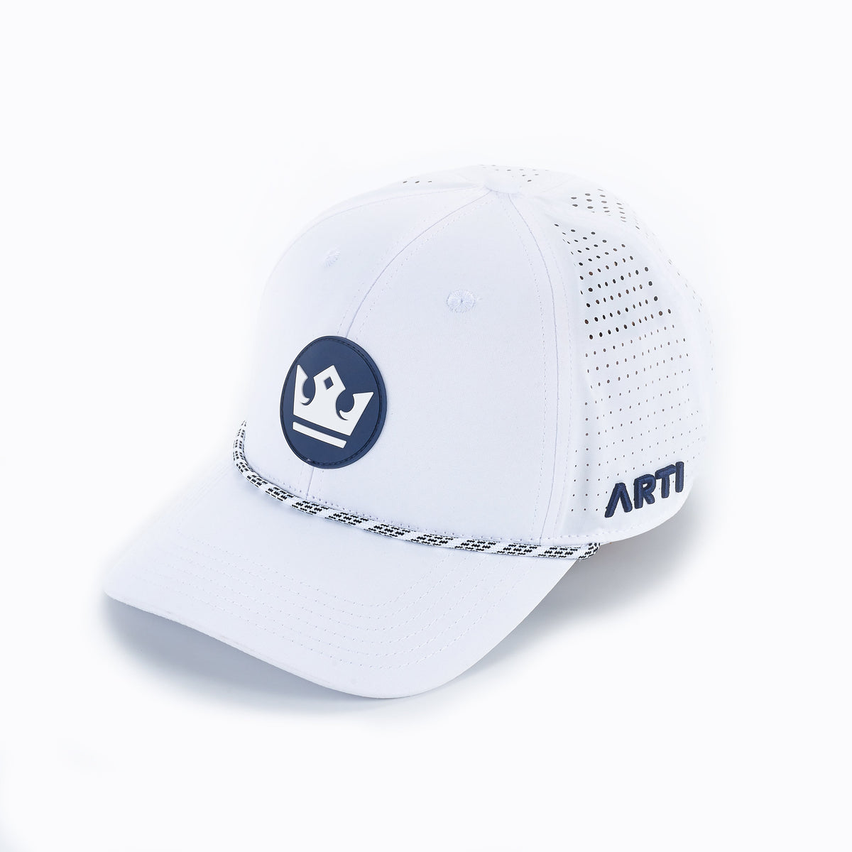 ARTI White Performance Crown Rope Hat-1