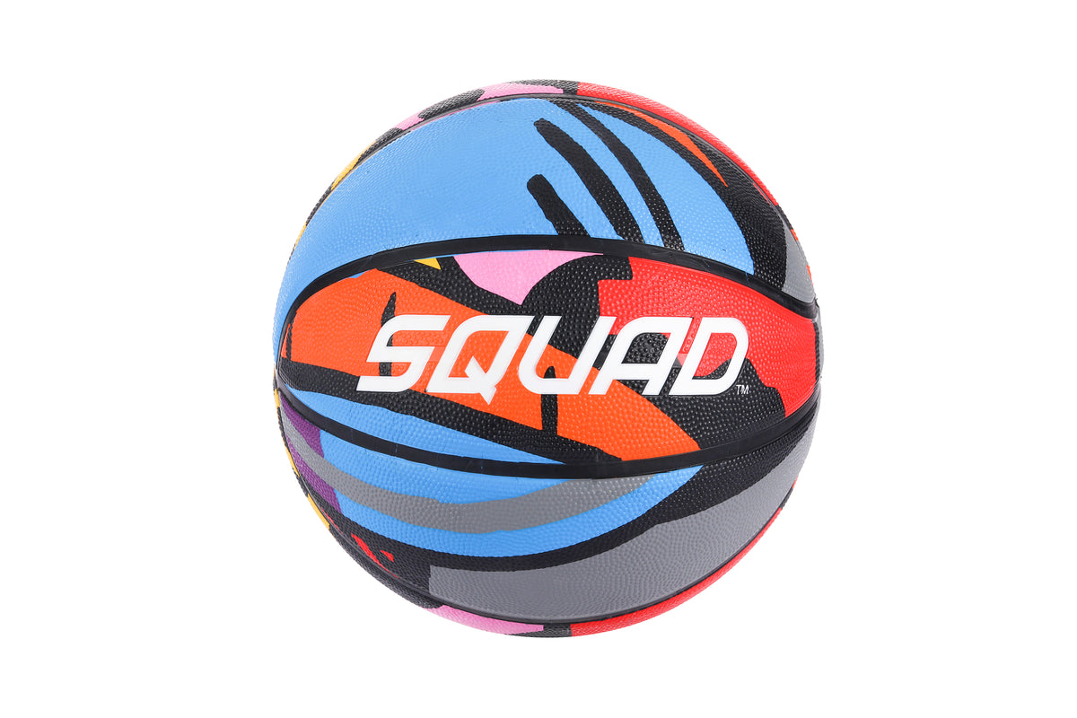 Rubber Training Basketball, Sizes 5, 6 & 7