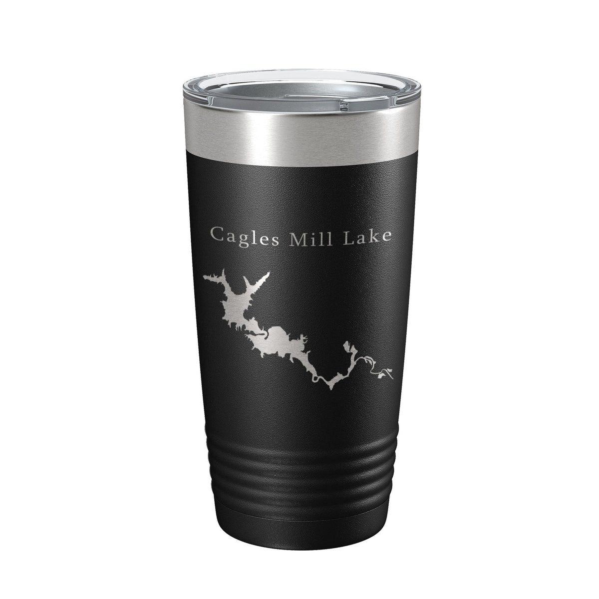 Cagles Mill Lake Map Tumbler Travel Mug Insulated Laser Engraved Coffee Cup Indiana 20 oz-8