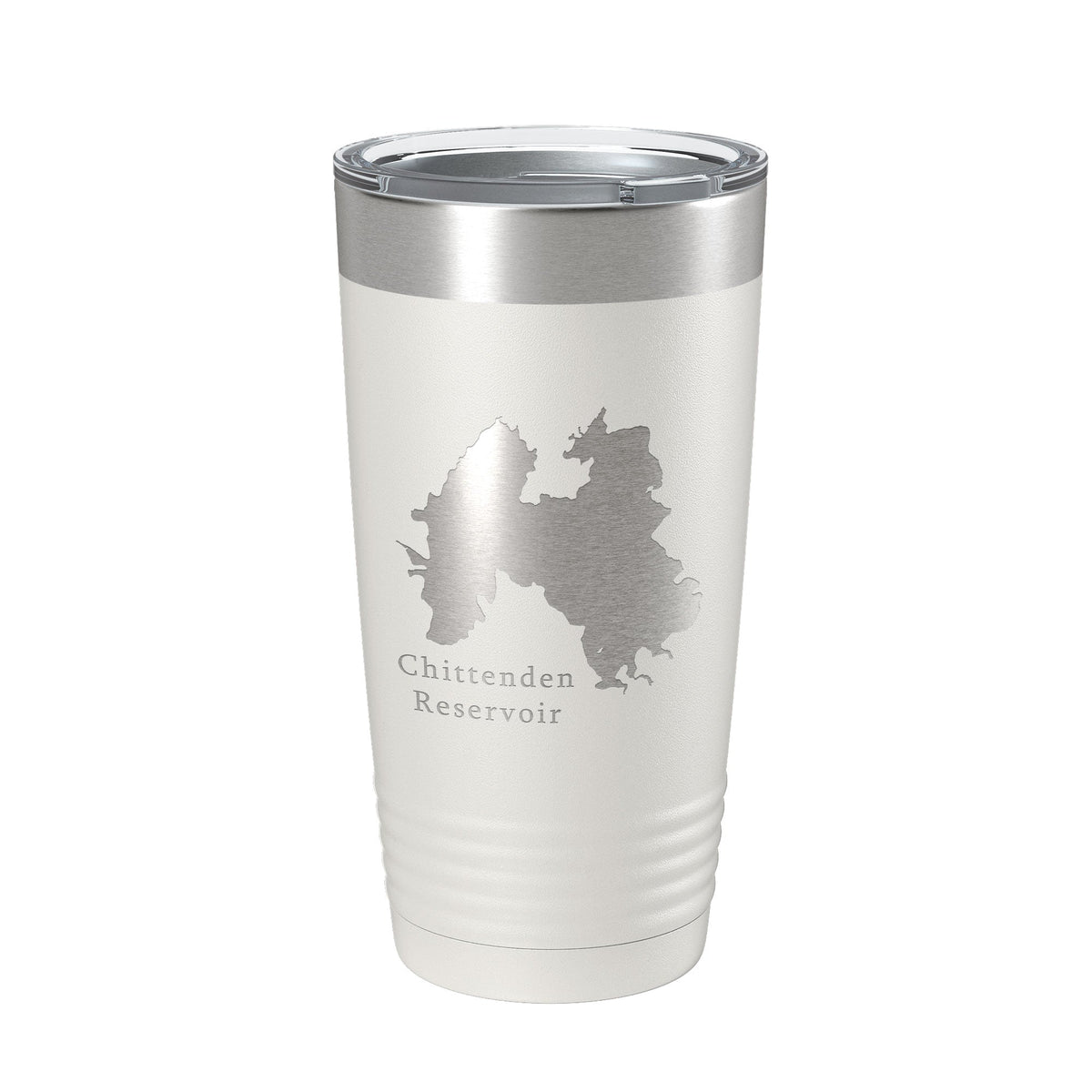 Chittenden Reservoir Tumbler Lake Map Travel Mug Insulated Laser Engraved Coffee Cup Vermont 20 oz-11