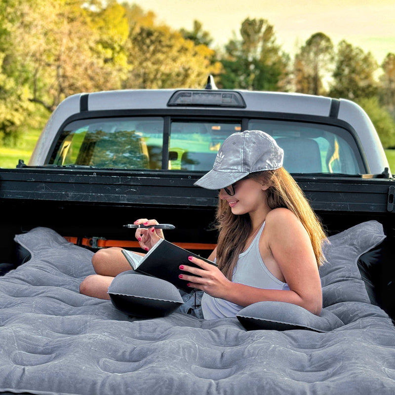 DikaSun 6-6.5 FT Mid Size Pickup Truck Bed Air Mattress,Black-4