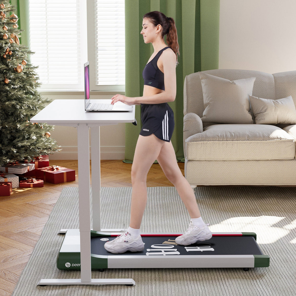 DeerRun®Electric Standing Desk, 39 x 23 Inches Height Adjustable-7