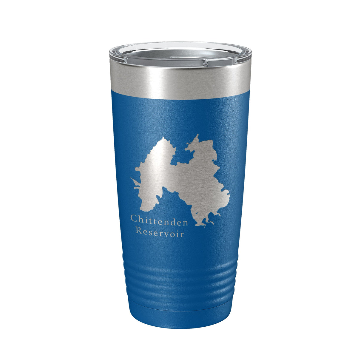 Chittenden Reservoir Tumbler Lake Map Travel Mug Insulated Laser Engraved Coffee Cup Vermont 20 oz-4