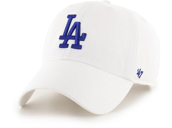 47 Brand LA Dodgers Clean Up Cap White