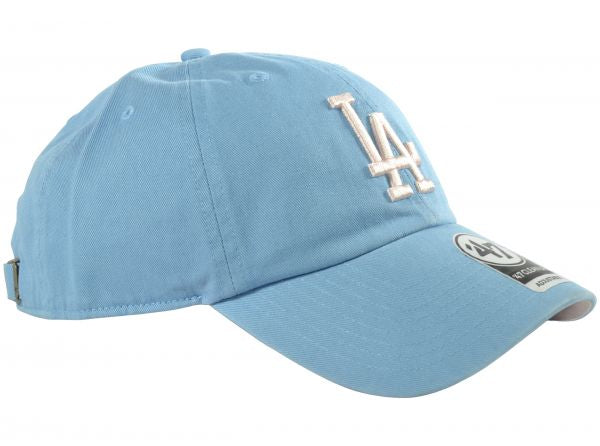 47 Brand MLB Los Angeles Dodgers Clean Up Cap Sky Blue