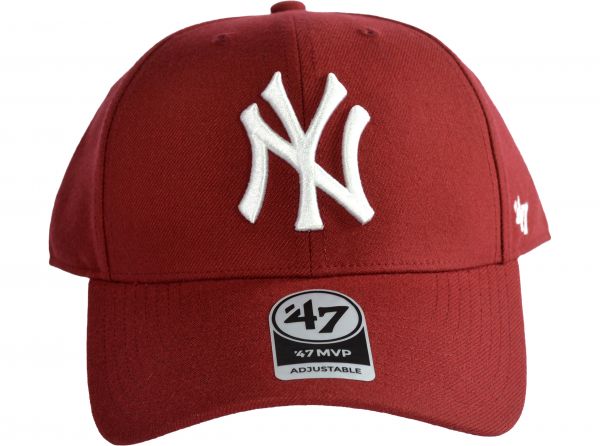 47 Brand MLB NY Yankees MVP Snapback Cap Razor Red