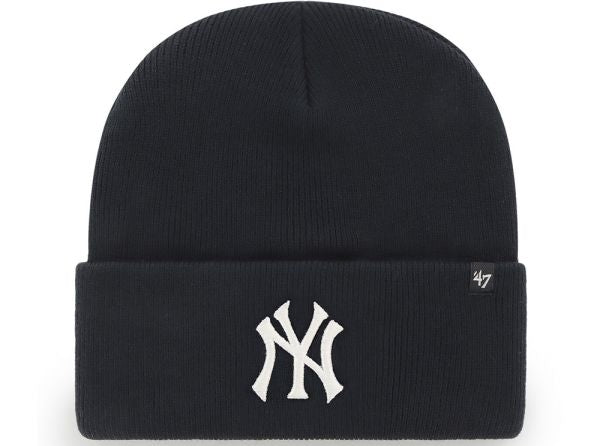 47 Brand NY Yankees Haymaker MLB Cuff Knitted Hat Navy White