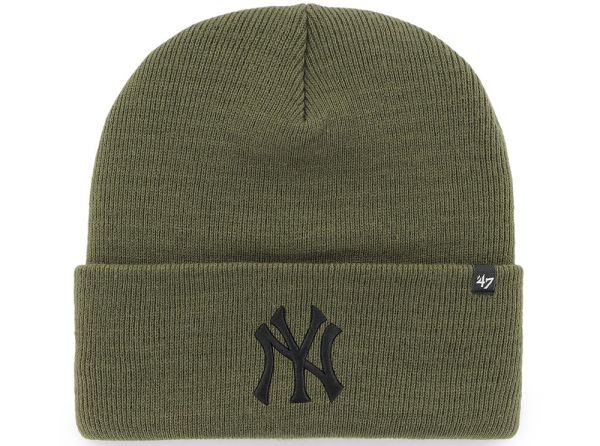 47 Brand NY Yankees Haymaker MLB Cuff Knitted Hat Sandalwood Green