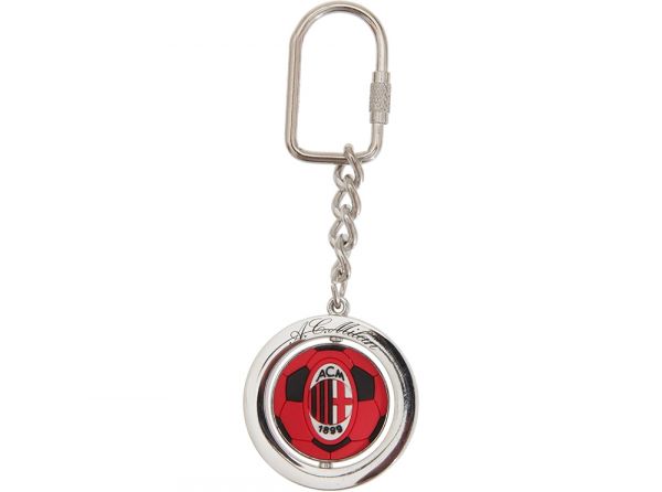 AC Milan Football Spinner Keyring