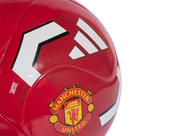 Adidas Man UTD Club Home Football Size 5 Red White Yellow