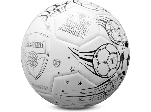 Arsenal 'Colour In' Mini Football Set Size 2
