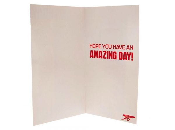 Arsenal Crest It's Your Birthday Retro Shirt Card