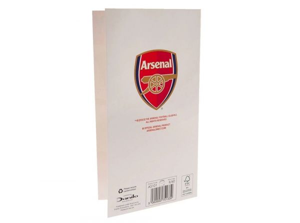 Arsenal Crest It's Your Birthday Retro Shirt Card
