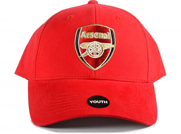 Arsenal Crest Red Baseball Cap - Youths