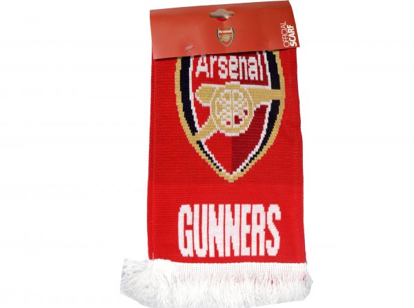 Arsenal Gunners Jacquard Knit Scarf