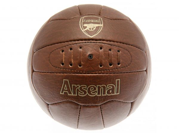 Arsenal Retro Faux Leather Heritage Ball Size 5