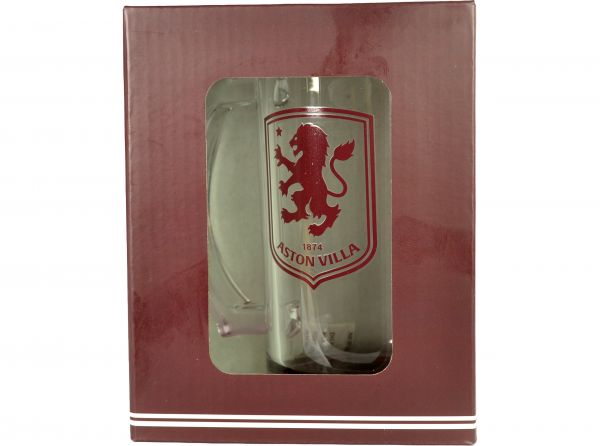 Aston Villa Crest Stein Pint Glass-2
