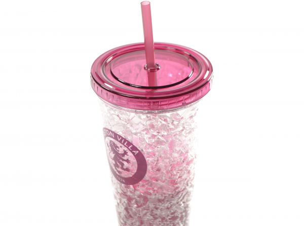 Aston Villa Freezer Cup With Straw-2